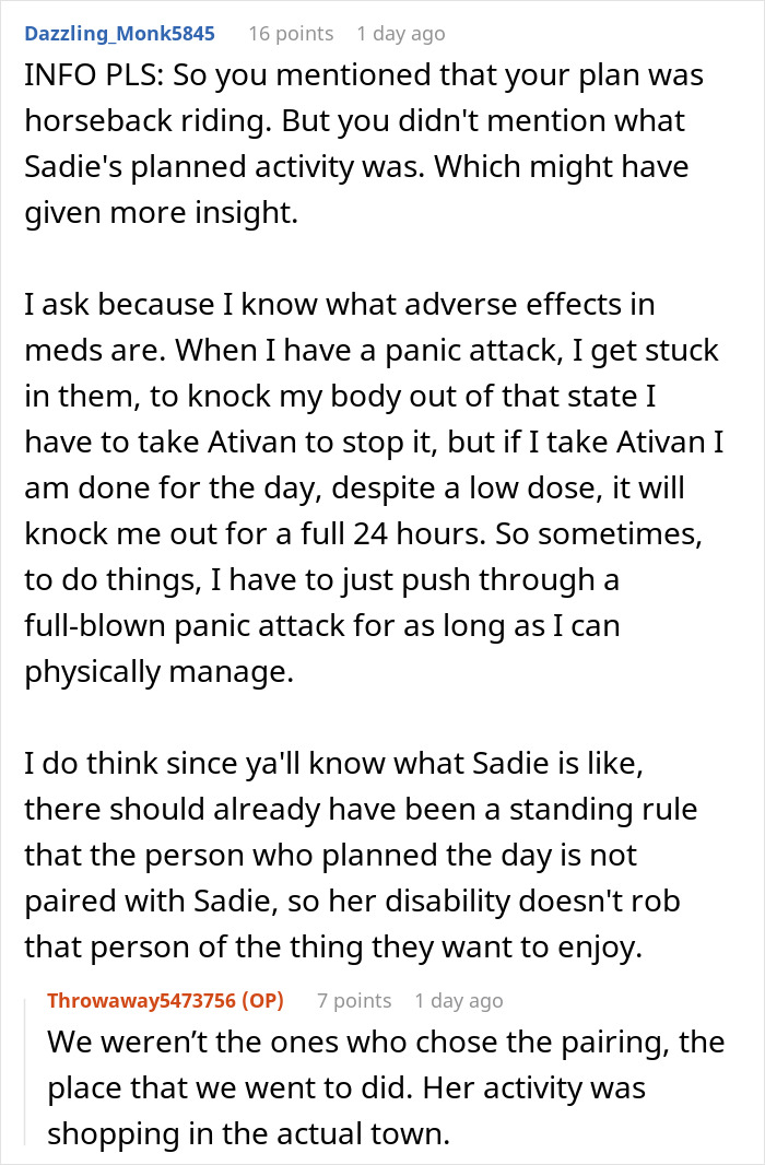 Woman Ruins A Trip After Conveniently "Forgetting" To Take Her Meds, Friend Loses It Woman Ruins A Trip After Conveniently "Forgetting" To Take Her Meds, Friend Loses It