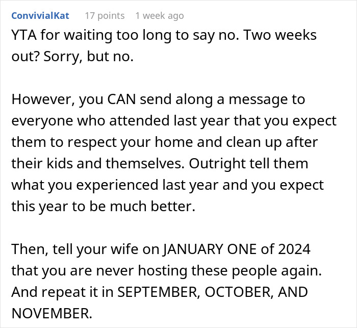 Couple Spends 5 Days Cleaning Up After Christmas Dinner, Man Refuses To Host Again Couple Spends 5 Days Cleaning Up After Christmas Dinner, Man Refuses To Host Again