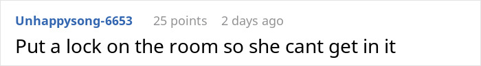 “It Is My Room”: Mom Refuses To Accept That Daughter’s Guest Room Is Not Just Hers “It Is My Room”: Mom Refuses To Accept That Daughter’s Guest Room Is Not Just Hers