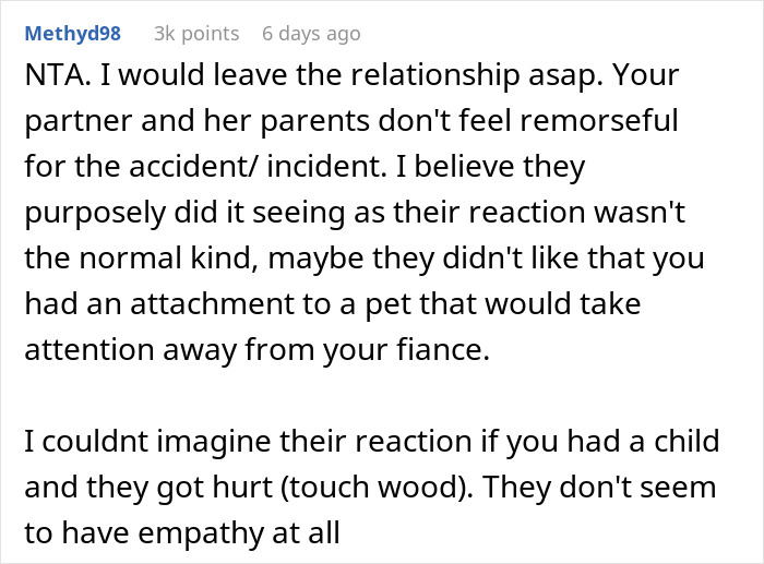 Man Loses His Cool After He Almost Lost His Dog Because Of Future In-Laws Who Don’t Feel Remorse Man Loses His Cool After He Almost Lost His Dog Because Of Future In-Laws Who Don’t Feel Remorse