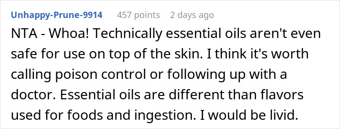 Husband Uses Essential Oil Instead Of Actual Peppermint In Wife’s Gift, She Has A Panic Attack