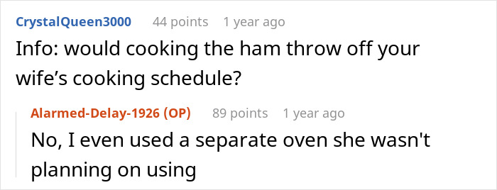 Man Breaks Wife’s Kitchen Rules To Include Mom’s Favorite Meal In Celebration, Family Drama Ensues