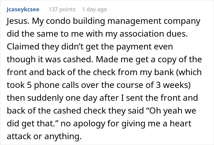 Tenant Learns Their Rent Payment Check Was Cashed In, Landlord Claims He Did No Such Thing Tenant Learns Their Rent Payment Check Was Cashed In, Landlord Claims He Did No Such Thing
