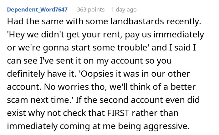 Tenant Learns Their Rent Payment Check Was Cashed In, Landlord Claims He Did No Such Thing Tenant Learns Their Rent Payment Check Was Cashed In, Landlord Claims He Did No Such Thing