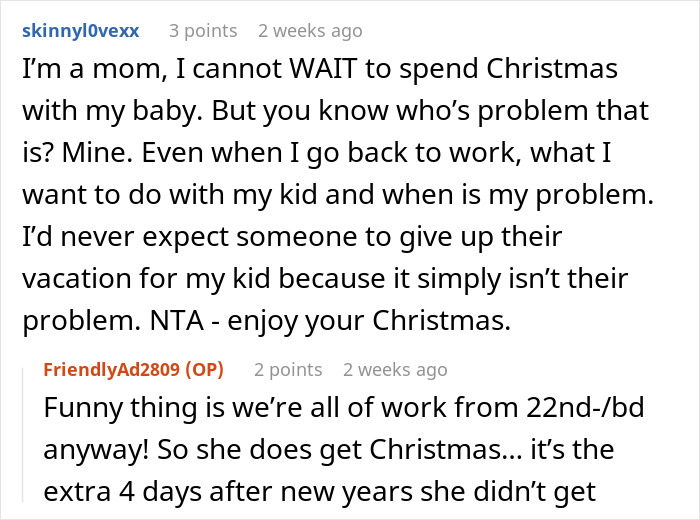 “She Lost It”: Person Refuses To Give Up Their Days Off Just Because They Don’t Have Kids