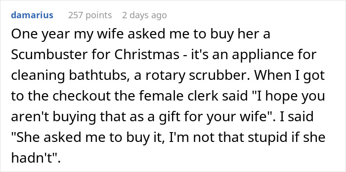 Woman Waits A Full Year To Get Back At Husband For Selfish Christmas Gift, Makes Him Furious Woman Waits A Full Year To Get Back At Husband For Selfish Christmas Gift, Makes Him Furious
