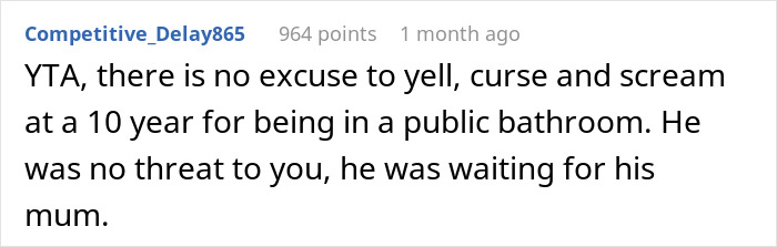 "Are You A Girl?": Woman Goes After A Boy In The Women's Bathroom, Is Surprised It Backfires "Are You A Girl?": Woman Goes After A Boy In The Women's Bathroom, Is Surprised It Backfires