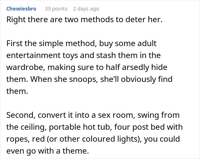 “It Is My Room”: Mom Refuses To Accept That Daughter’s Guest Room Is Not Just Hers “It Is My Room”: Mom Refuses To Accept That Daughter’s Guest Room Is Not Just Hers