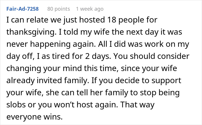 Couple Spends 5 Days Cleaning Up After Christmas Dinner, Man Refuses To Host Again Couple Spends 5 Days Cleaning Up After Christmas Dinner, Man Refuses To Host Again