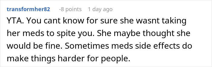 Woman Ruins A Trip After Conveniently "Forgetting" To Take Her Meds, Friend Loses It Woman Ruins A Trip After Conveniently "Forgetting" To Take Her Meds, Friend Loses It