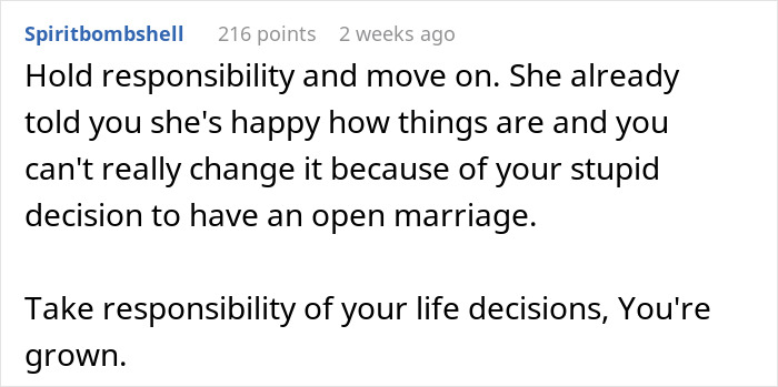 Man Wants An Open Marriage After 19 Years, Realizes His Mistake When He Sees Wife Thriving Man Wants An Open Marriage After 19 Years, Realizes His Mistake When He Sees Wife Thriving