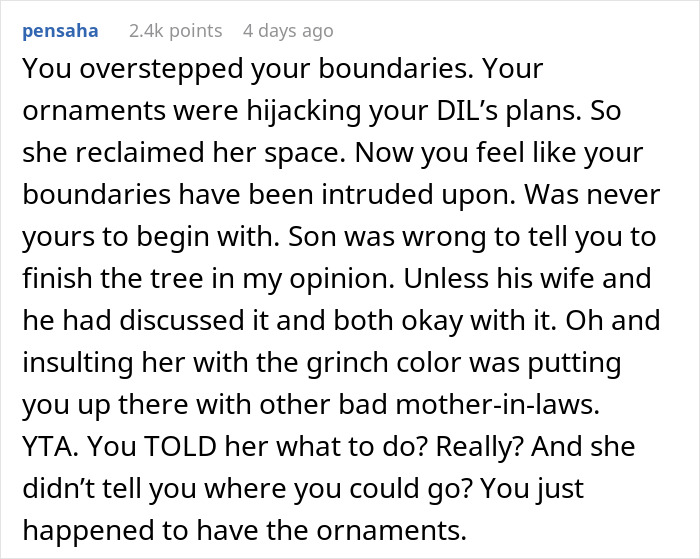 Woman Is Mad Her DIL Took Down The Colorful Decorations She Put Up In Her Home