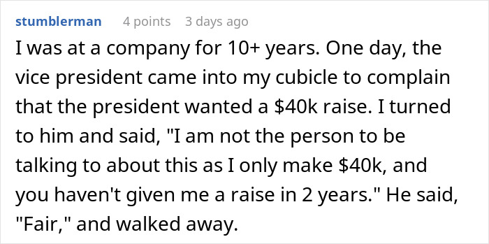 Tone-Deaf Boss Complains About His Holiday Bonus To An Employee Who Got 50 Times Less