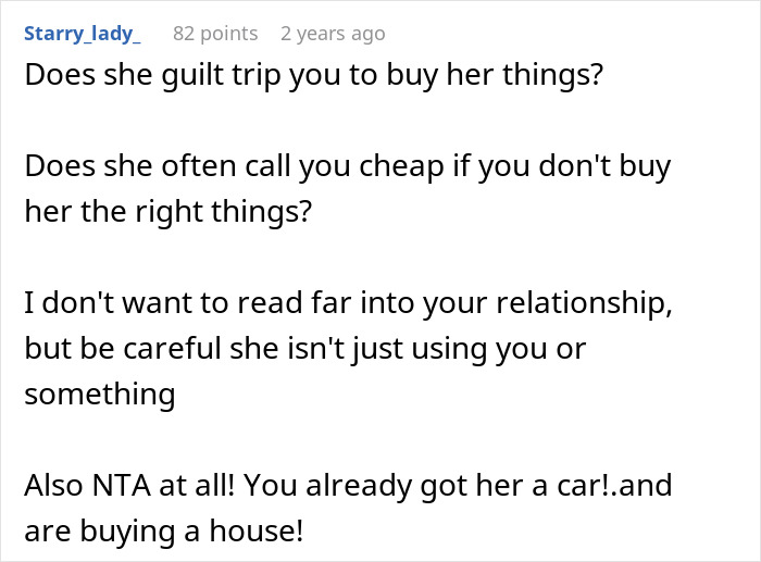 "I Was Being Cheap": GF Freaks Out After BF Refused To Buy Her A Tesla "I Was Being Cheap": GF Freaks Out After BF Refused To Buy Her A Tesla