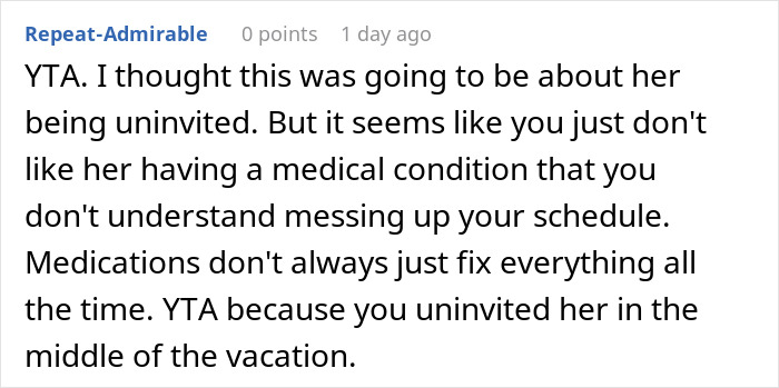 Woman Ruins A Trip After Conveniently "Forgetting" To Take Her Meds, Friend Loses It
