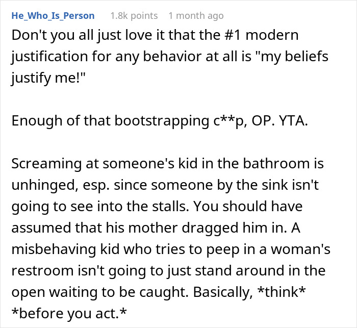 "Are You A Girl?": Woman Goes After A Boy In The Women's Bathroom, Is Surprised It Backfires "Are You A Girl?": Woman Goes After A Boy In The Women's Bathroom, Is Surprised It Backfires