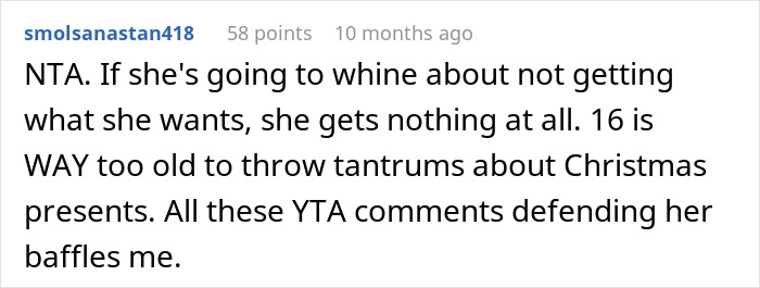 16 Y.O. In Tears After Single Mom Gets Her The Wrong Christmas Gift, Adds Insult To Injury