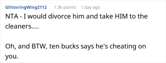 Screenshot of a Reddit comment discussing a man freaking out over baby’s hair color and paternity doubts. Screenshot of a Reddit comment discussing a man freaking out over baby’s hair color and paternity doubts.