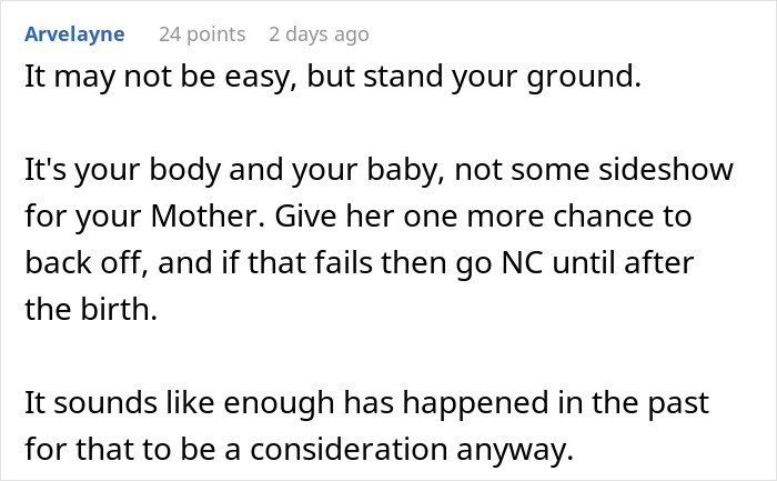 Woman Shares Her Delusional Parents Want Her To Have A C-Section So It Will Fit Their Plans Woman Shares Her Delusional Parents Want Her To Have A C-Section So It Will Fit Their Plans