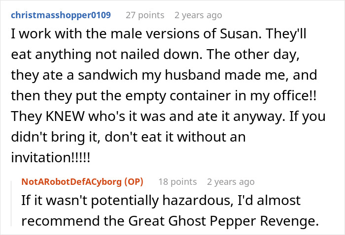 Woman, Notorious For Stealing Workers’ Snacks, Gets Brutally Shamed At Work Party Woman, Notorious For Stealing Workers’ Snacks, Gets Brutally Shamed At Work Party