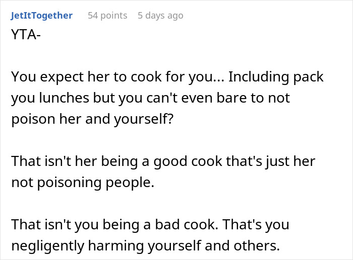 “She's Your Girlfriend, Not Your Mommy”: The Net Blasts Man For Demanding GF Cook For Him