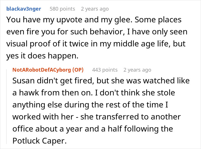 Woman, Notorious For Stealing Workers’ Snacks, Gets Brutally Shamed At Work Party Woman, Notorious For Stealing Workers’ Snacks, Gets Brutally Shamed At Work Party