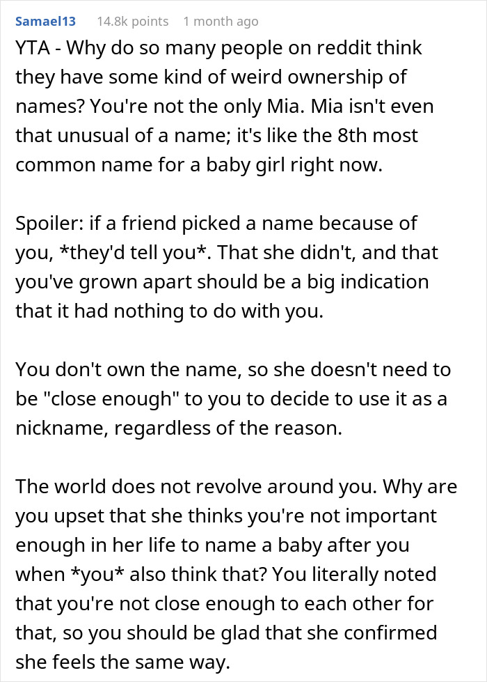 “She Didn’t Even Ask”: Narcissist Assumes Friend Gave Baby Her Name, Gets Shamed Online