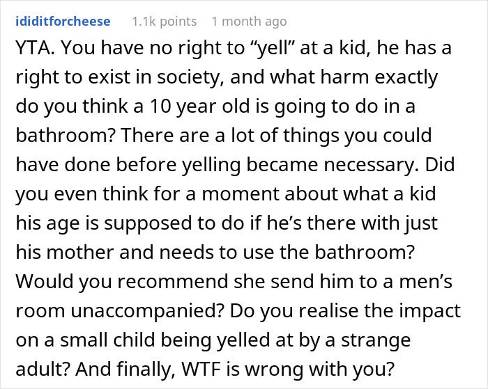 "Are You A Girl?": Woman Goes After A Boy In The Women's Bathroom, Is Surprised It Backfires "Are You A Girl?": Woman Goes After A Boy In The Women's Bathroom, Is Surprised It Backfires