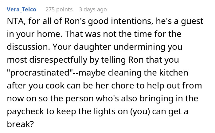 “Am I The Jerk For Telling My Daughter's Boyfriend To Go Home?”