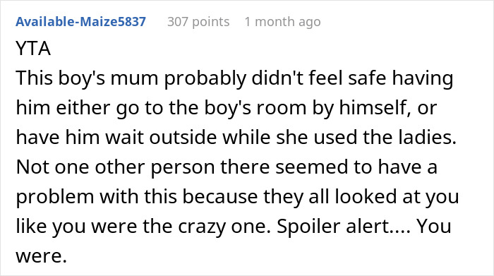 "Are You A Girl?": Woman Goes After A Boy In The Women's Bathroom, Is Surprised It Backfires "Are You A Girl?": Woman Goes After A Boy In The Women's Bathroom, Is Surprised It Backfires