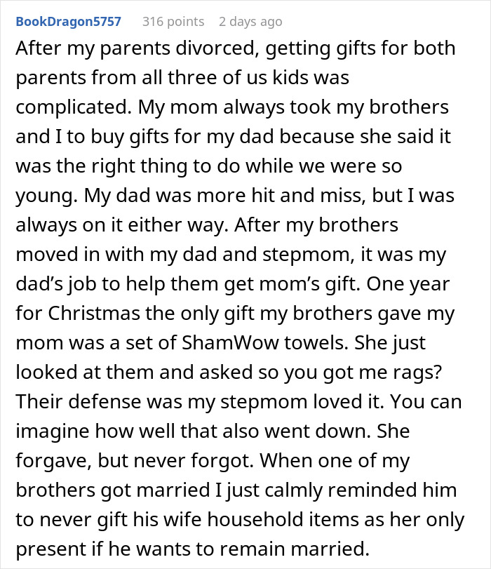 Woman Waits A Full Year To Get Back At Husband For Selfish Christmas Gift, Makes Him Furious Woman Waits A Full Year To Get Back At Husband For Selfish Christmas Gift, Makes Him Furious