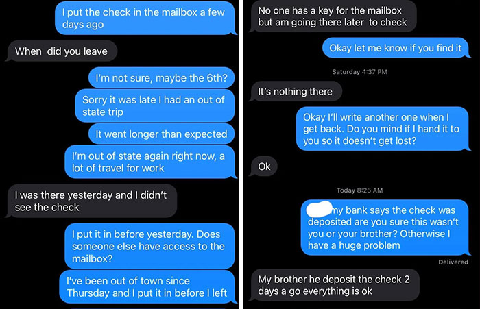 Tenant Learns Their Rent Payment Check Was Cashed In, Landlord Claims He Did No Such Thing