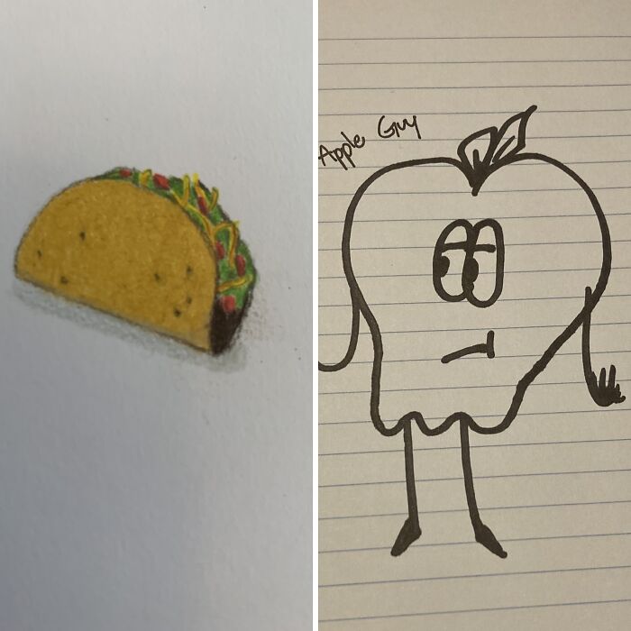 Hey Pandas, Attempt To Draw Any Food Item And Post The Result
