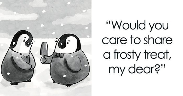 I Created 30 Hilariously Adorable Animal Cartoons For An Art Challenge