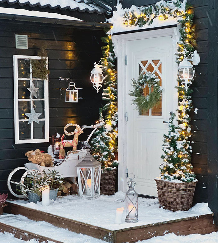 Déco Noël : 33 idées pour un extérieur spécial Noël  Christmas decorations  diy outdoor, Christmas decor diy, Christmas diy