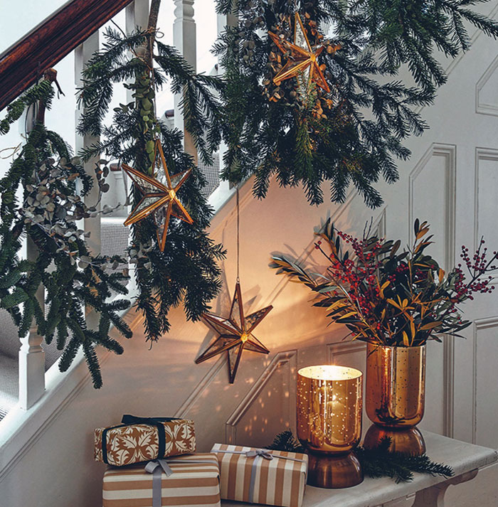 Instead Of A Garland Wound Along Your Banister, Why Not Try Something Different This Year?