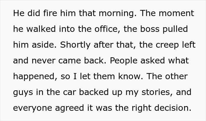 "The Whole Car Went Silent": Trainee Creeps People Out With His Comments, Gets Himself Fired "The Whole Car Went Silent": Trainee Creeps People Out With His Comments, Gets Himself Fired