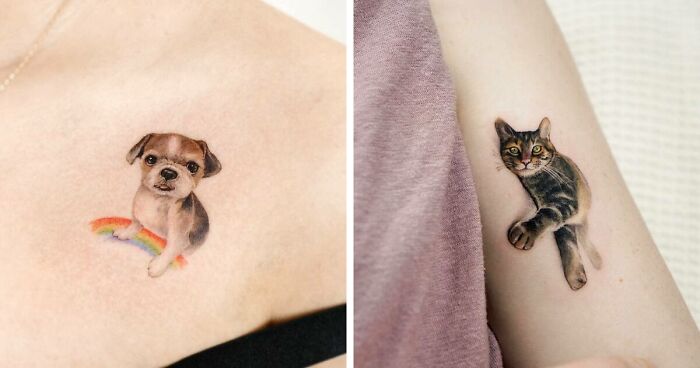 70 Painting-Like Tattoos With Elements Of Nature And Animals By Korean Ink Artist (41 Pics)