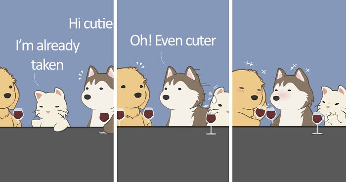 23 New Fun Comics By Kesanitw Featuring Cute Human-Like Animals