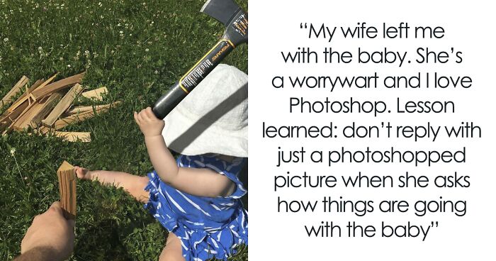 67 Hilarious Photos Of Dads Taking Care Of Their Kids (New Pics)