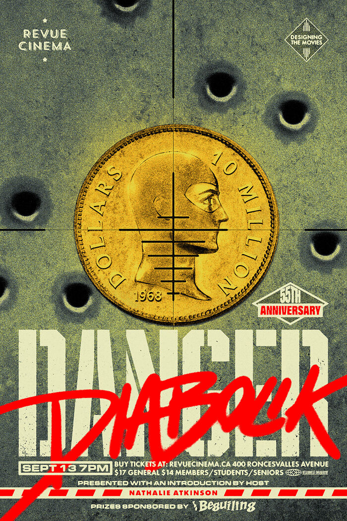 "Danger: Diabolik" Movie Screening Poster