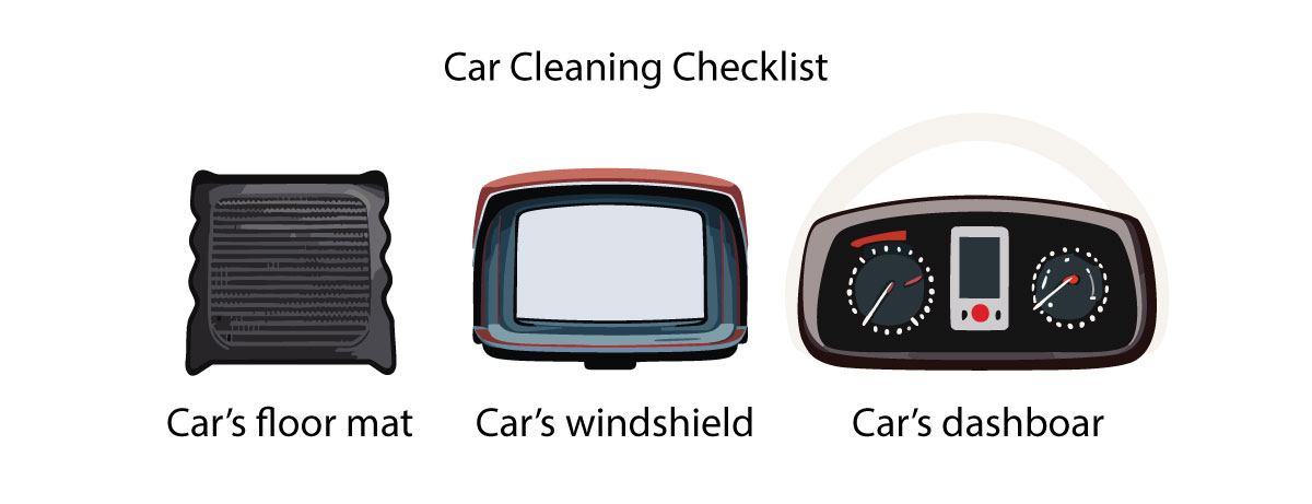 Car cleaning checklist 