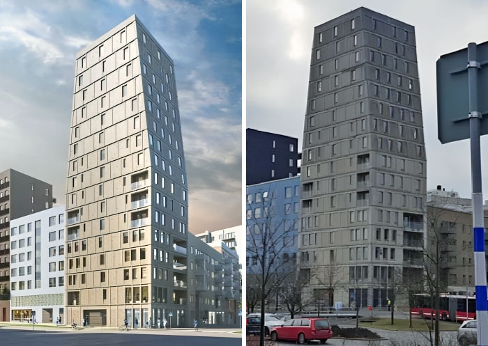 An Apartment Building Near Stockholm