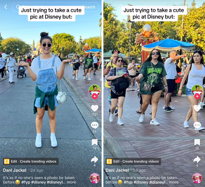 "How Dare People Exist": Influencer Gets Humbled For Shading Strangers In Her Disney Pics "How Dare People Exist": Influencer Gets Humbled For Shading Strangers In Her Disney Pics