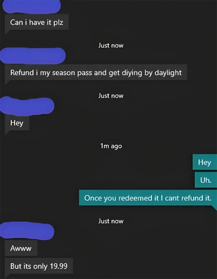 I Bought A Friend A Season Pass As A Late Christmas Gift, A Day Later Wants Me To Get A Refund And Buy Him Something Else