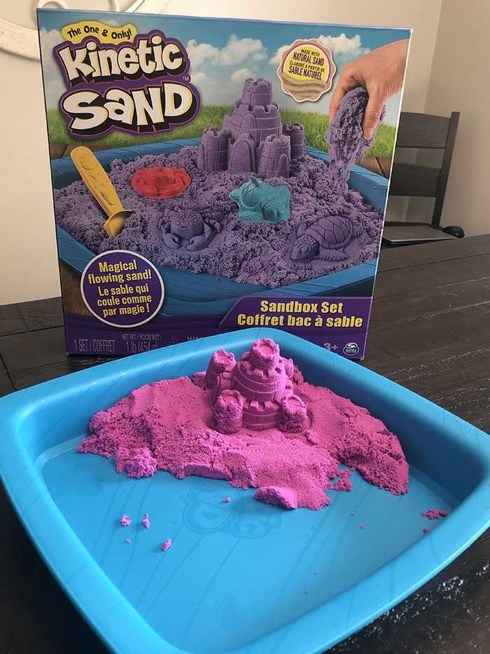 Kinetic Sand: I Don’t Think You Get A Fourth Of What Appears On The Box