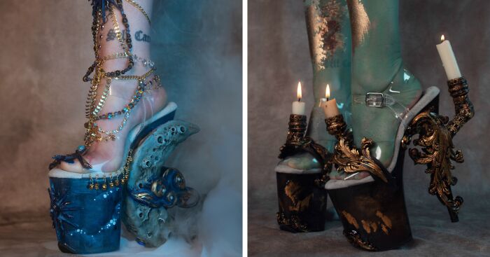 Stepping Into Fantasy: 8 Otherworldly Shoes I Brought To Life