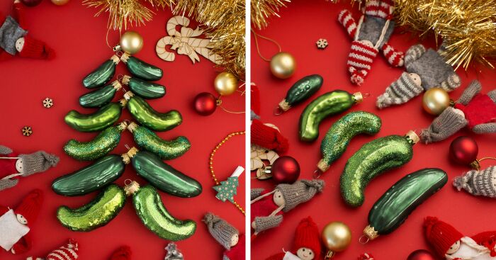 I Made A Handmade Glass Pickle As A Christmas Tree Ornament