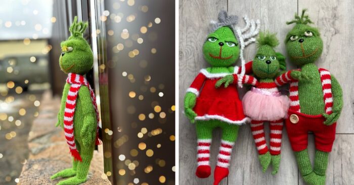 The Holiday Comes To Us With Magic: Holiday-Themed Knitted Dolls (12 Pics)