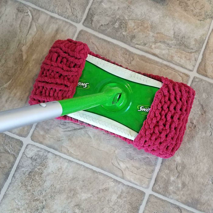 Decided To Stop Wasting So Much This Year And Had Extra Yarn. Knitted Swiffer "Cloth" (Machine Washable)